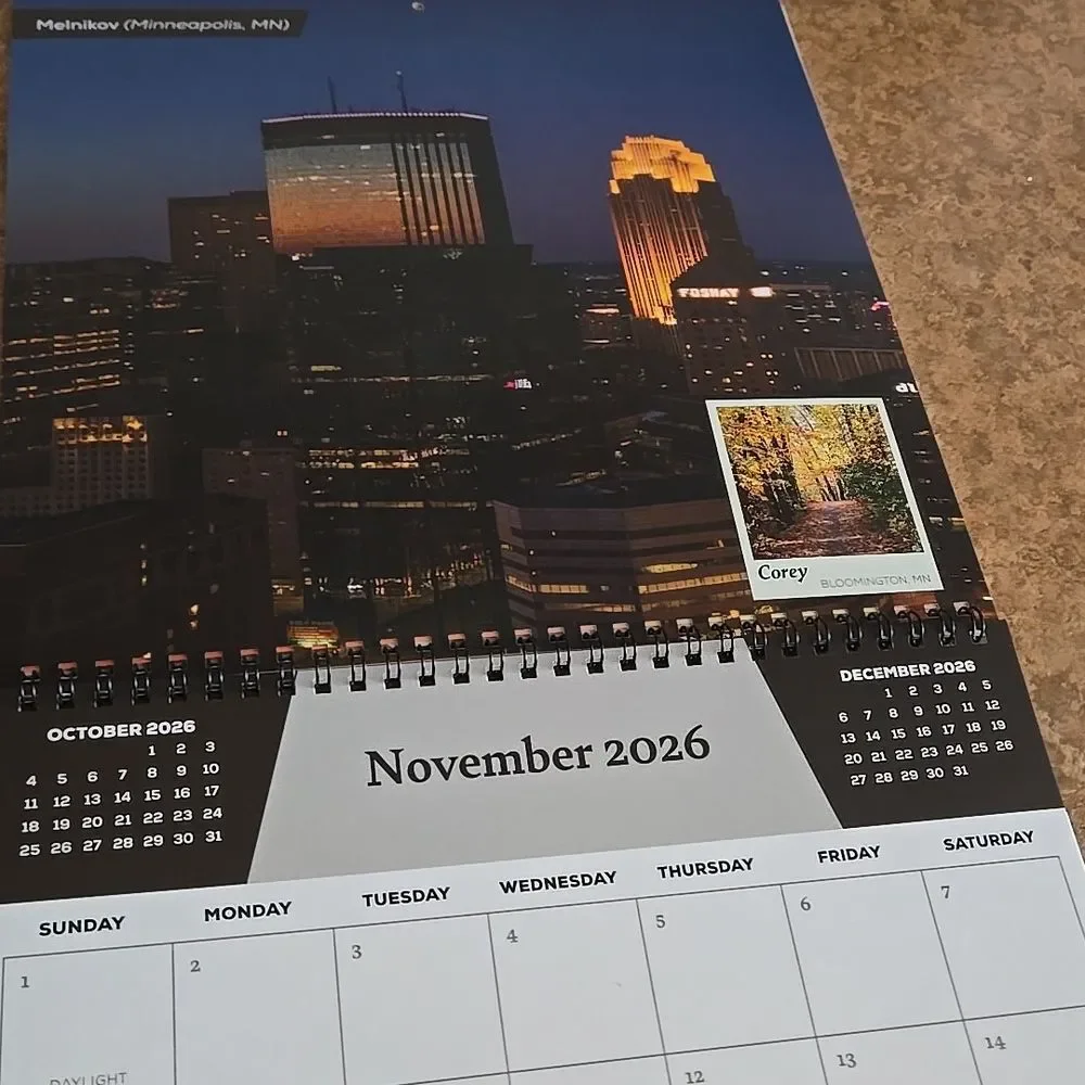 2026 TruStone Financial Photo Calendar Unisex Home Office Year